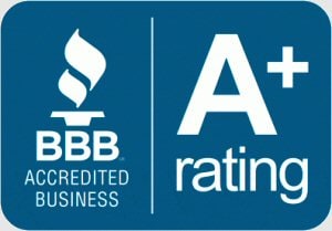 Allure Painting BBB Accredited Business A+ rating badge